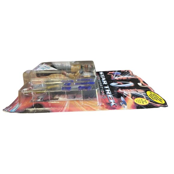 Star Trek Action Figures Generations Geordi LaForge & Jean-Luc Picard Pre-Owned - Picture 8 of 10